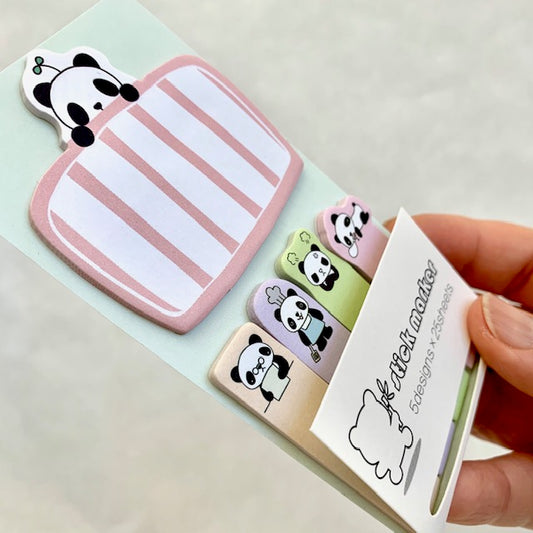 85161 PANDA IN BED STICKY NOTEPAD-10