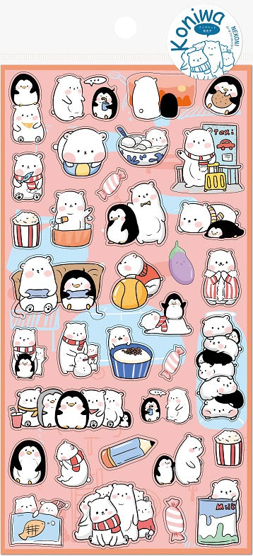 X 85766 - PENGUIN NEKONI STICKERS-DISCONTINUED