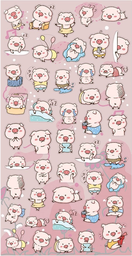 X 85787 Pig Sticker-DISCONTINUED