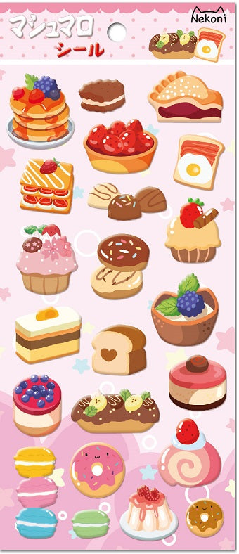 X 85934 DESSERT PUFFY STICKERS-DISCONTINUED