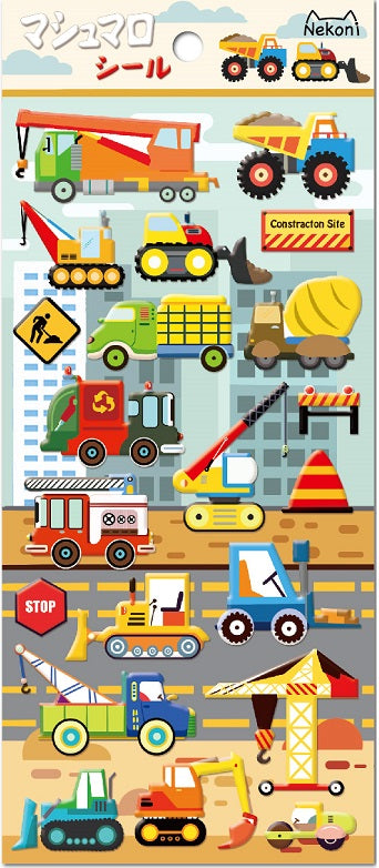 X 85936 TRUCKS PUFFY STICKERS-DISCONTINUED