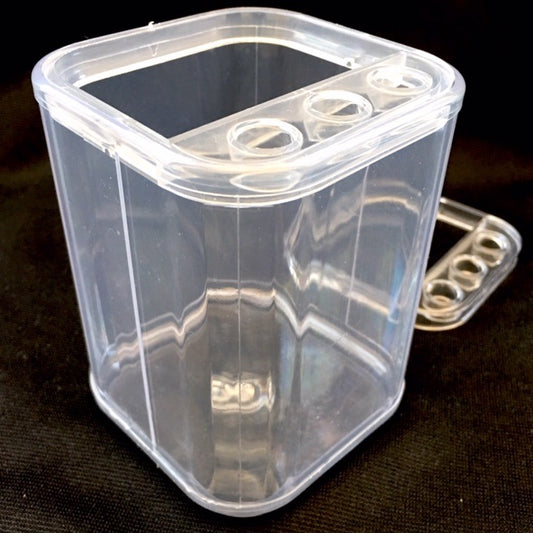 99907 CLEAR PLASTIC PEN CUP-1