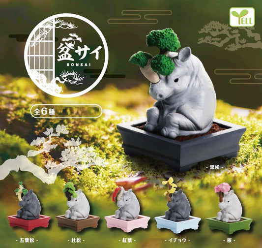 X 70991 Bonsai Rhino Figurine Capsule-DISCONTINUED