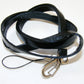 X 80062 BLACK LEATHERETTE LANYARD-DISCONTINUED