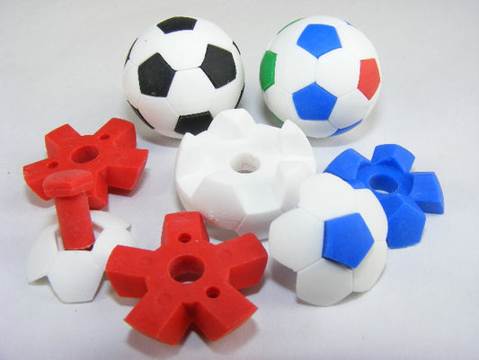 X 381871 SOCCER BALL ERASER-DISCONTINUED