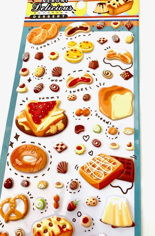 50591 BAKERY PUFFY STICKER-10