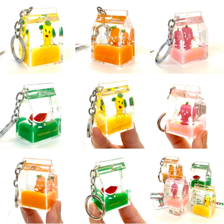 12047 FRUIT CARTON FLOATY KEY CHARM-12
