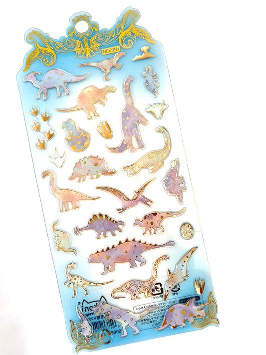 X 50668 DINOSAUR CRYSTAL GEL STICKER-DISCONTINUED