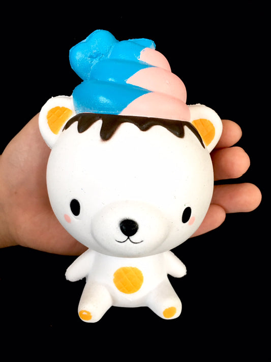 83194 ICE CREAM BEAR SQUISHY-5.5 in-slowrise-6