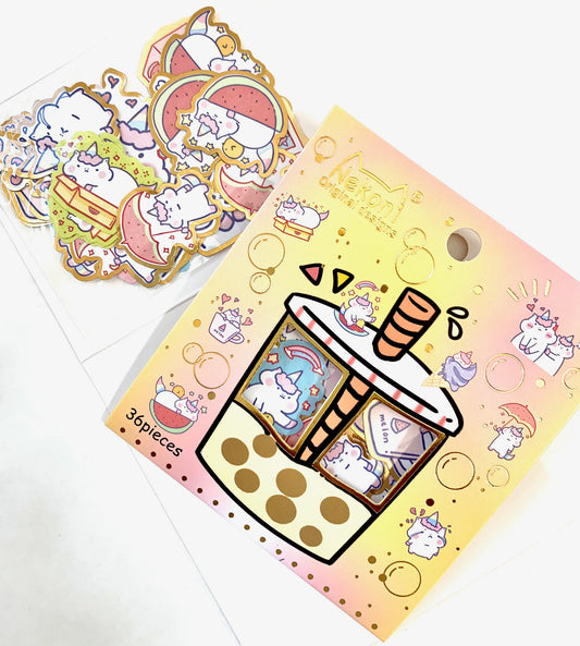 50568 UNICORN BOBA STICKER BAG-10