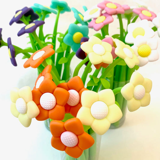 X 22432 FLOWER FIELD WIGGLE GEL PEN-DISCONTINUED