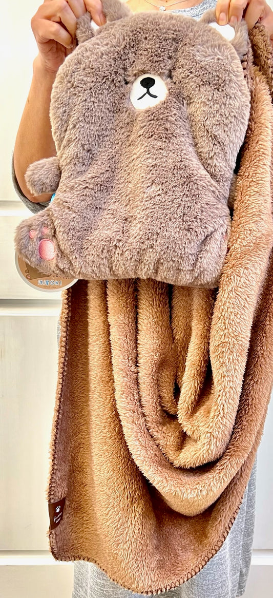 X 63296 JUMBO BEAR BLANKET PLUSH-DISCONTINUED