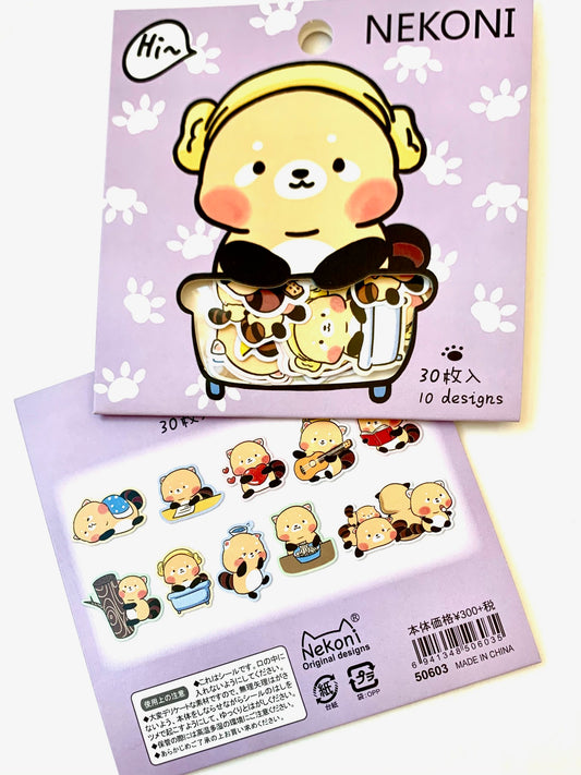 X 50603 RED PANDA BOBA STICKER BAG-DISCONTINUED