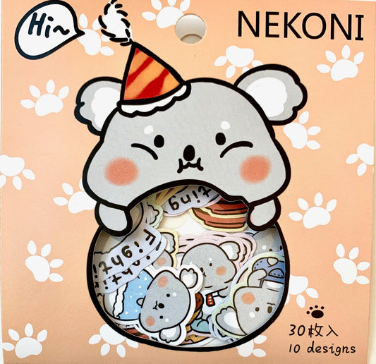 50604 KOALA STICKER BAG-10