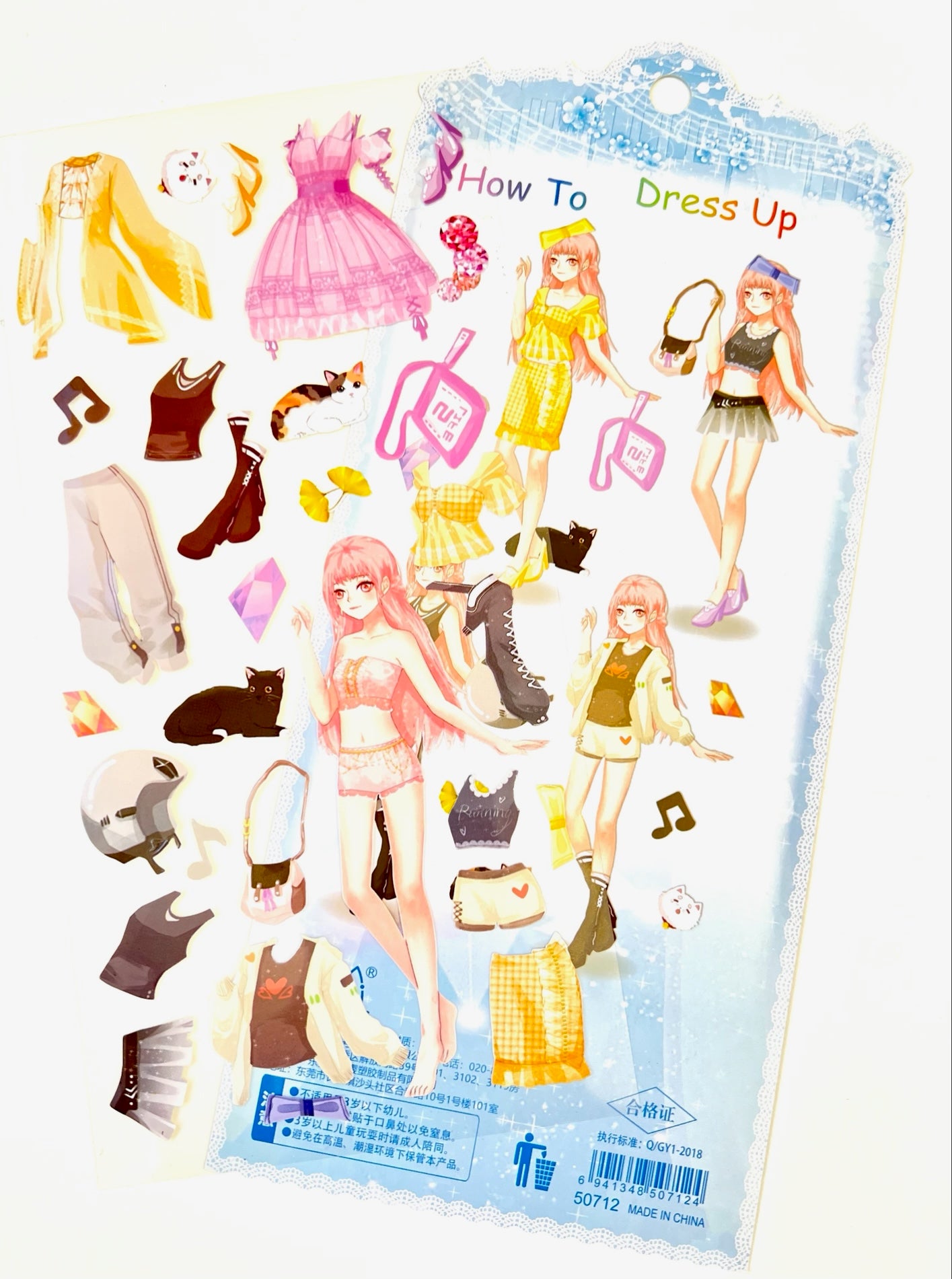 X 50712 DRESS UP STICKER-DISCONTINUED