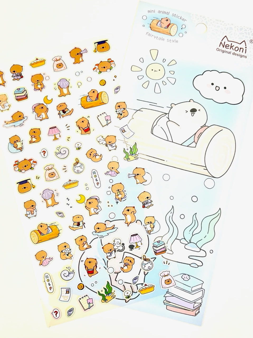 50789 OTTER 2 FLAT STICKER-10