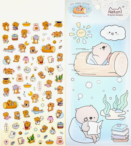 50789 OTTER 2 FLAT STICKER-10