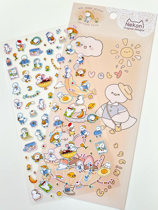 50792 DUCK FLAT STICKER-10