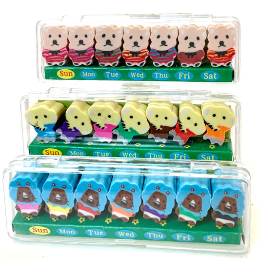 38803 7 PCS ANIMAL ERASERS-30