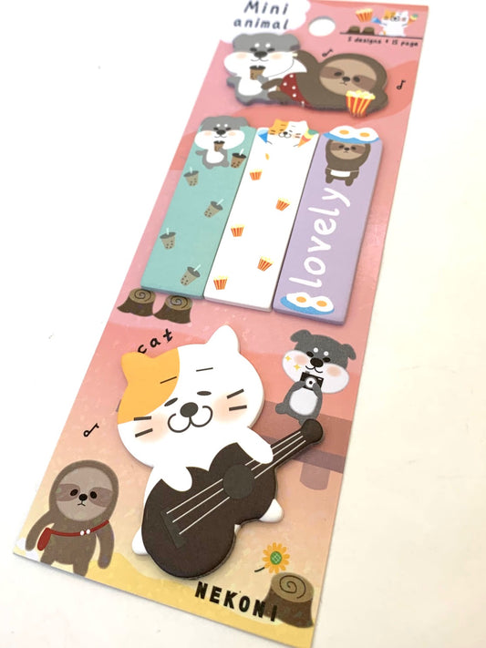 50526 CAT, DOG, SLOTH STICKY NOTES-10