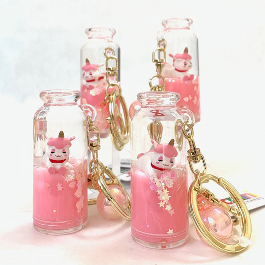 X 12066 UNICORN LOVE FLOATY KEY CHARM-DISCONTINUED