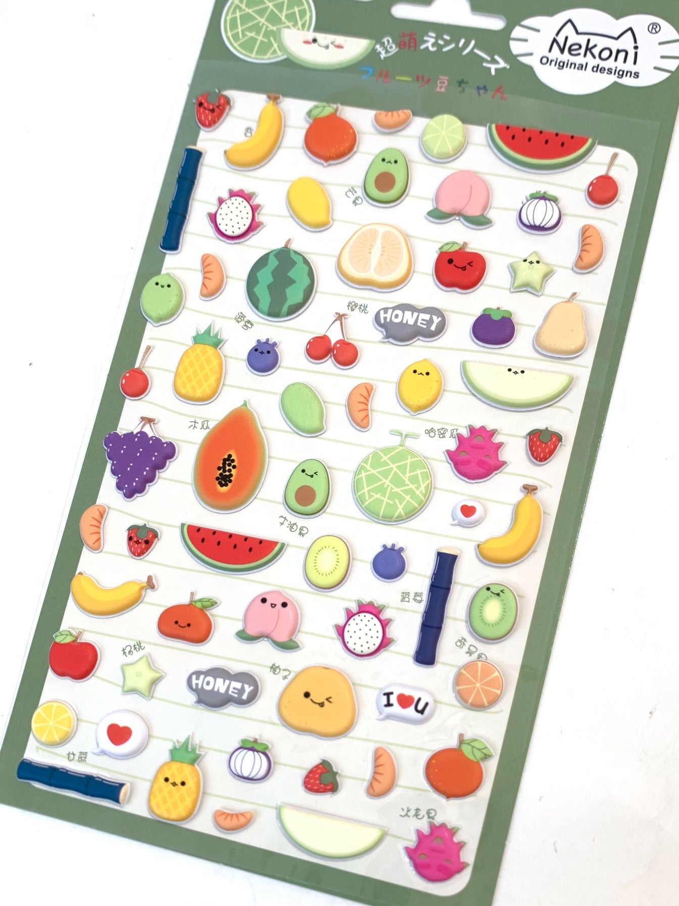 X 50576 FRUIT STICKER-DISCONTINUED