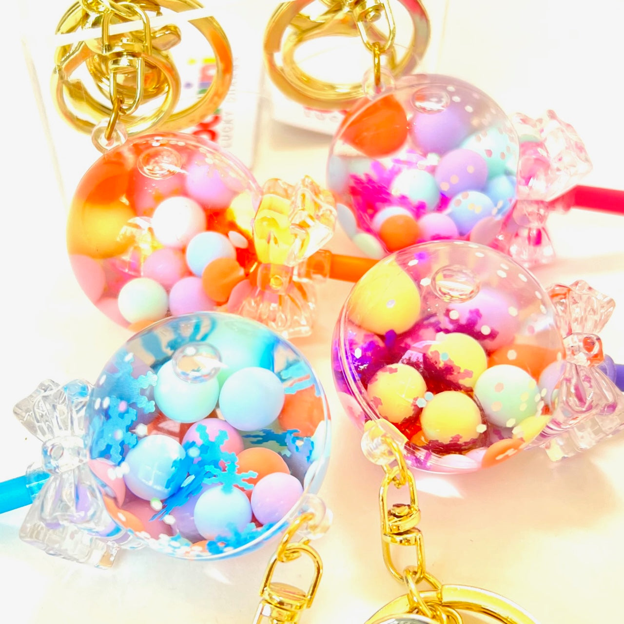 X 12099 PASTEL LOLLIPOP FLOATY KEY CHARM-DISCONTINUED