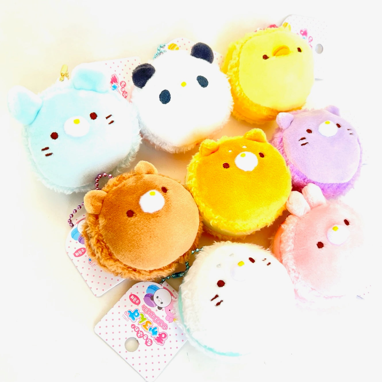 X 63278 MACAROON ANIMAL PLUSH CHARMS-DISCONTINUED