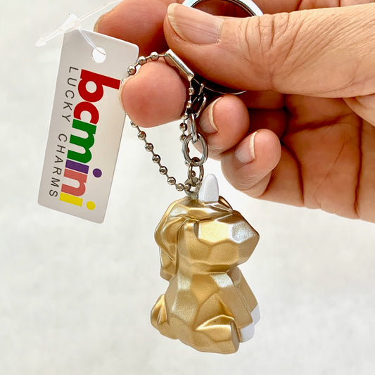X 12036 GEOMETRIC UNICORN CHARM with keyring-DISCONTINUED