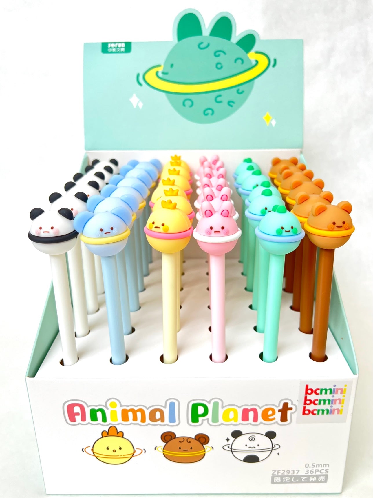 X 22497 ANIMAL PLANETS GEL PEN-DISCONTINUED