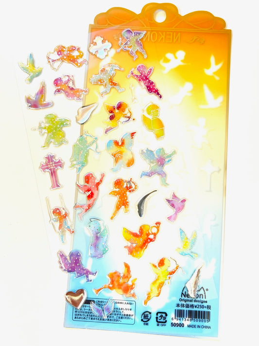 50900 CUPID CRYSTAL GEL STICKER-10