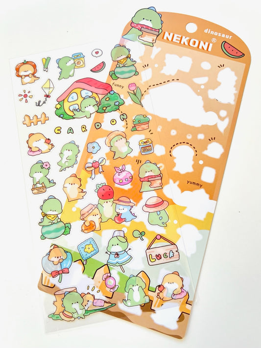 X 50980 DINOSAUR FLAT STICKER-DISCONTINUED