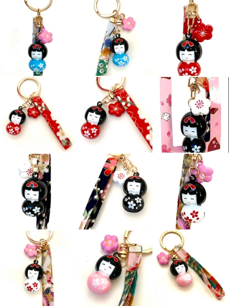 X 12302 SAKURA KOKESHI DOLL LUCKY CHARM-DISCONTINUED
