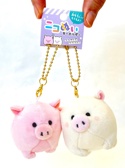 X 63324 CRUX PIG BUDDIES PLUSH CHARMS-DISCONTINUED