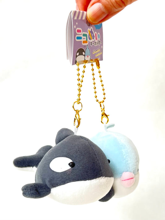 63312 CRUX ORCA & SUNFISH BUDDIES PLUSH CHARMS-3 Pairs