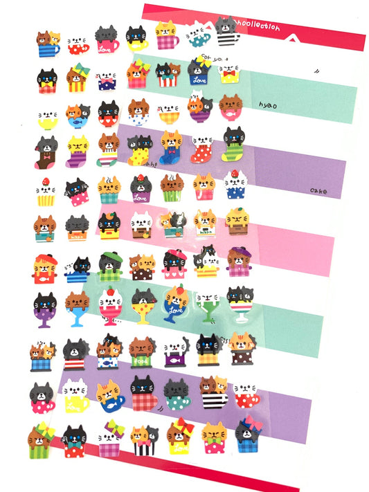 X 75764 CATS STICKERS-DISCONTINUED