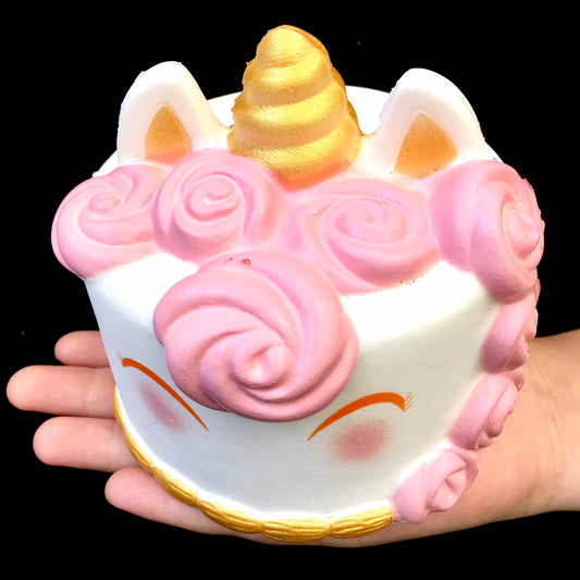 X 83243 JUMBO UNICORN CAKE SQUISHY-DISCONTINUED
