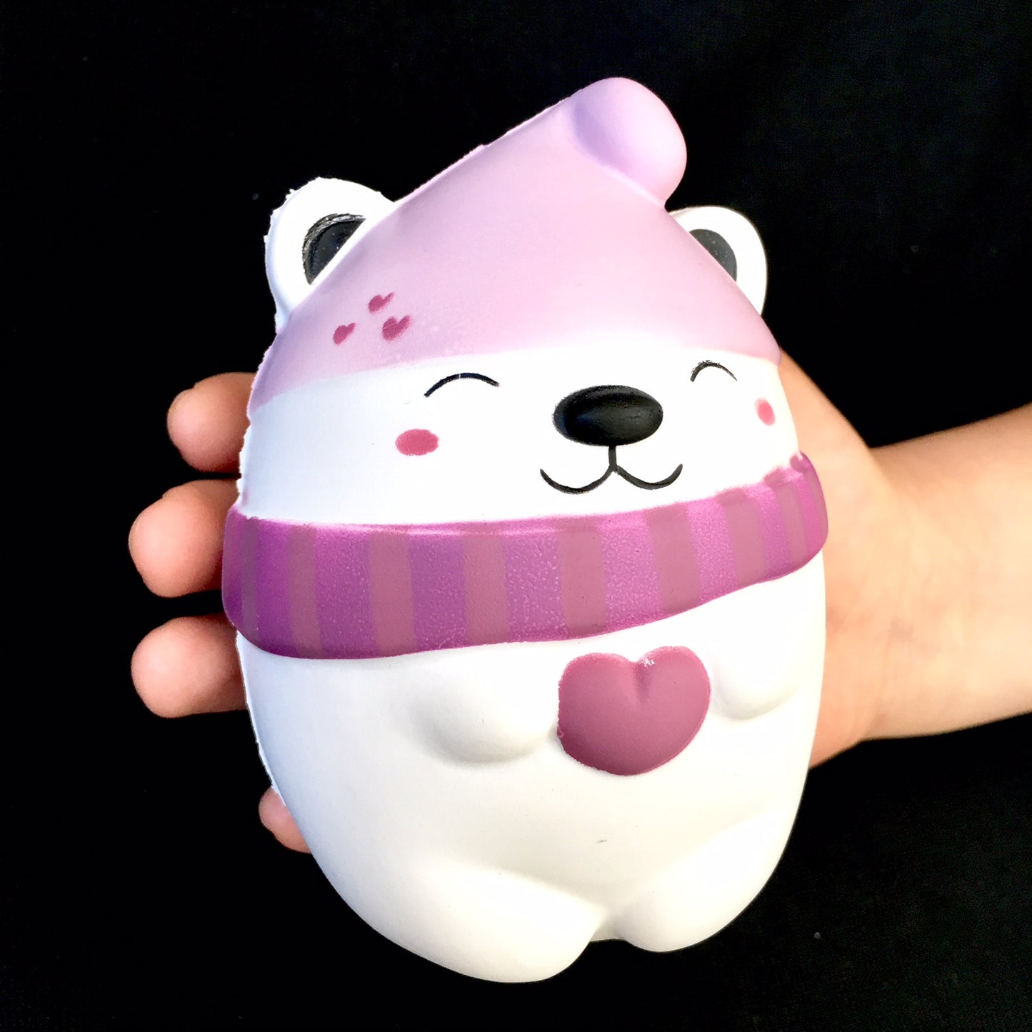 X 83265 PURPLE POLAR BEAR SQUISHY-DISCONTINUED