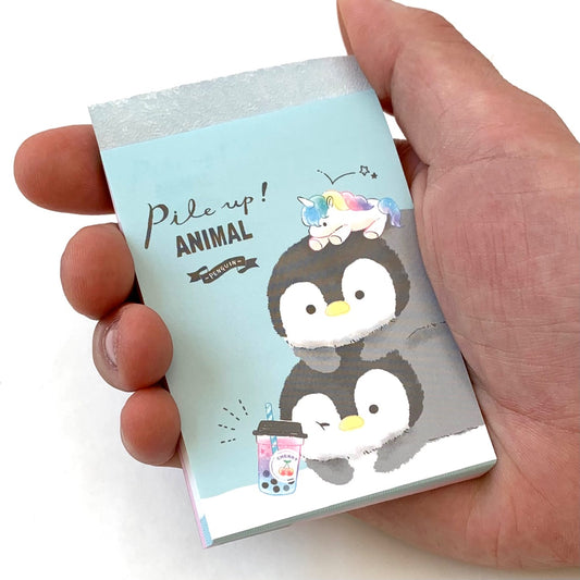 X 473405 Crux Unicorn Penguin Boba Petit Notepad-DISCONTINUED