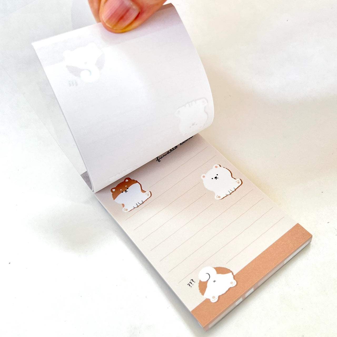 X 104551 Puppy Dog Fuwatto Time CRUX Mini Notepad-DISCONTINUED