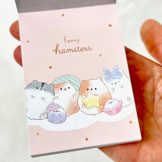 X 105073 Funny Hamster Mini Notepad-DISCONTINUED