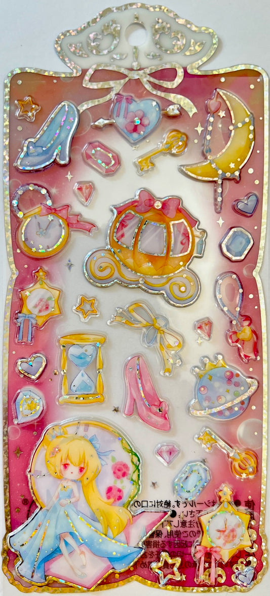 51033 PINK SHINY PRINCESS STICKERS-10