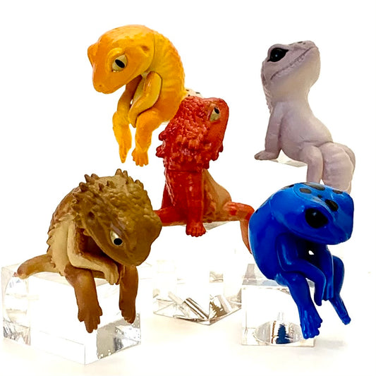 X 70850 SITTING FROGS & LIZARD CRITTERS CAPSULE-DISCONTINUED