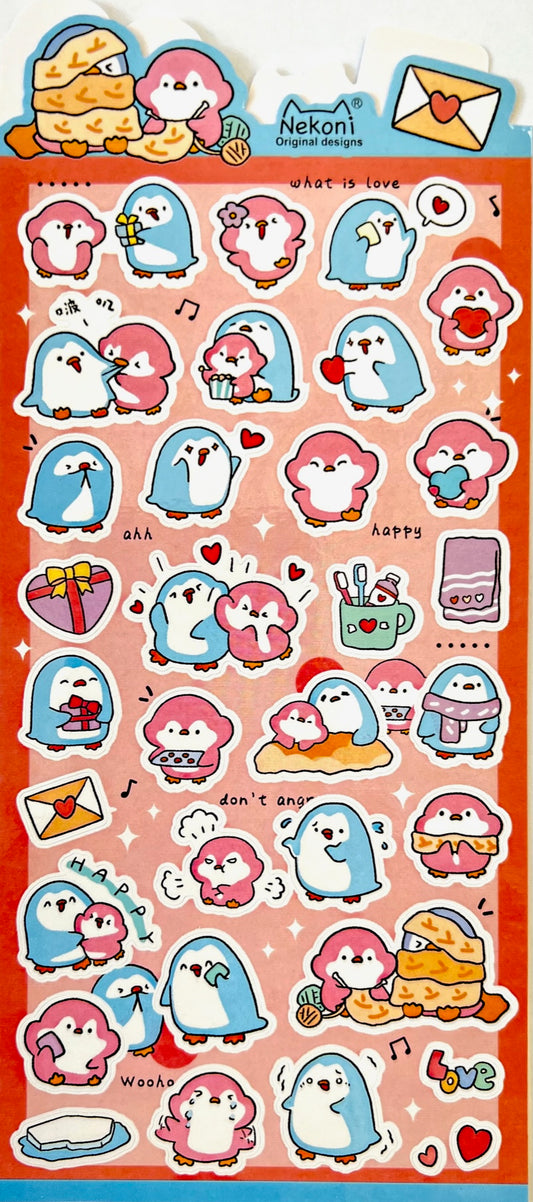 X 51055 PENGUIN LIFE STICKERS-DISCONTINUED