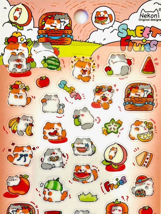 51099 KITTEN CAT PARTY STICKERS-DISCONTINUED
