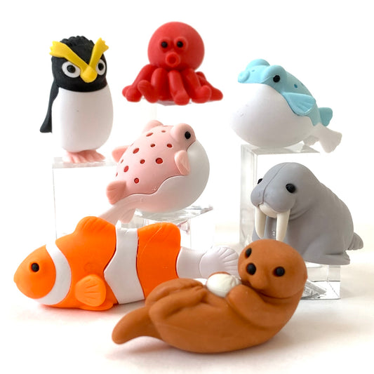38016 SEA FRIENDS ERASERS -60