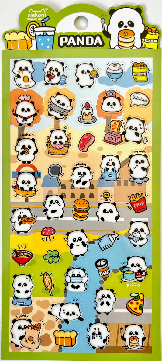 51115 PANDA LUNCH STICKERS-10