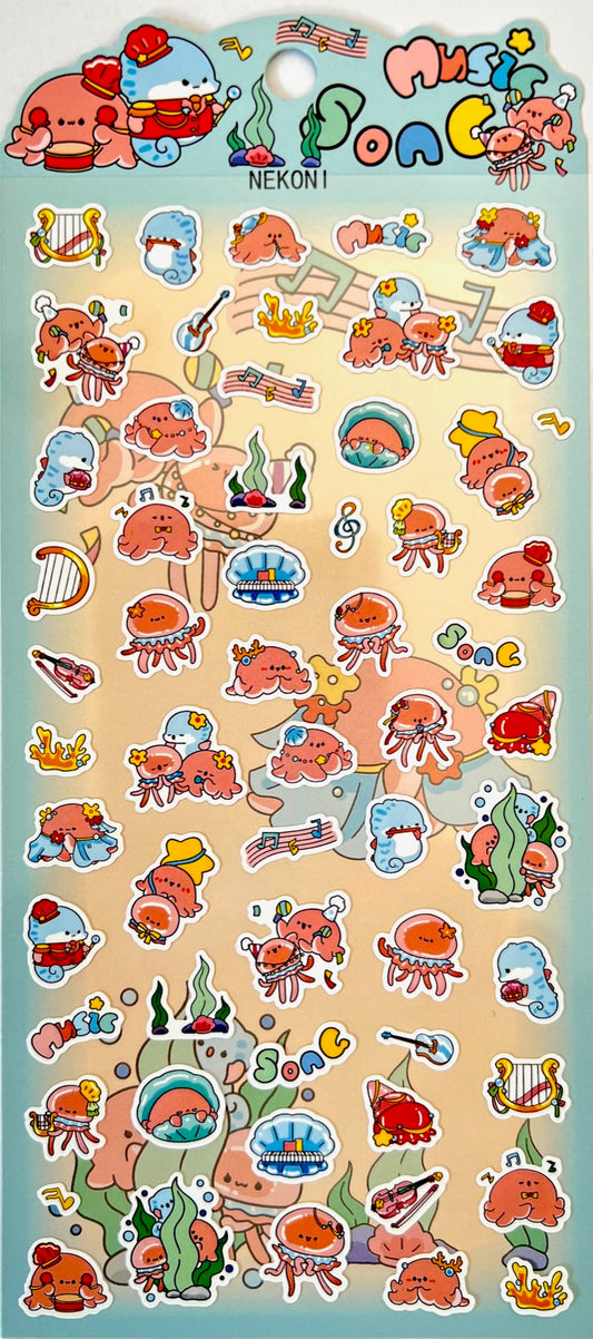 51120 OCEAN MUSIC STICKERS-10