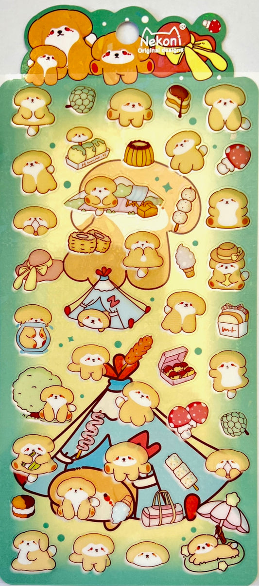 51131 PUPPY CAMPING STICKERS-10