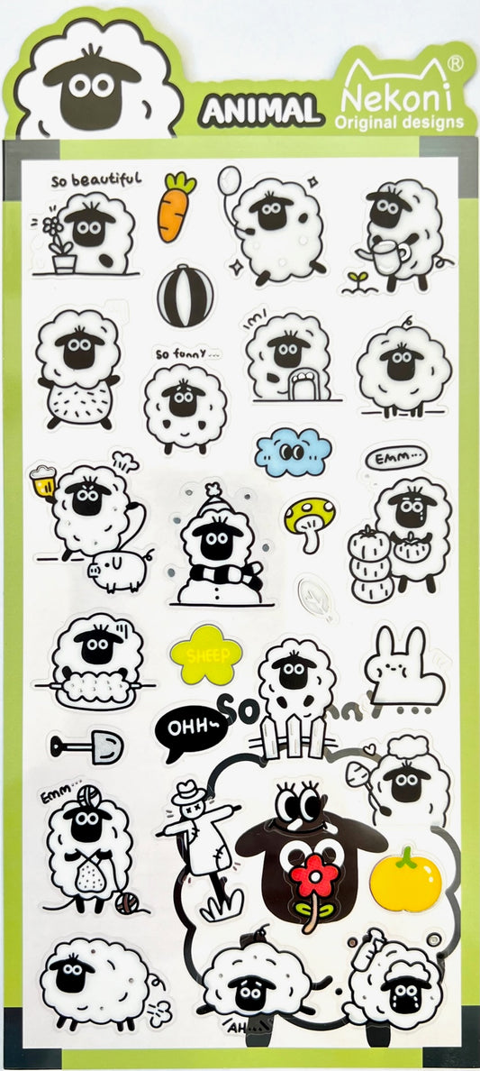 51144 SHEEP ANIMAL STICKERS-10